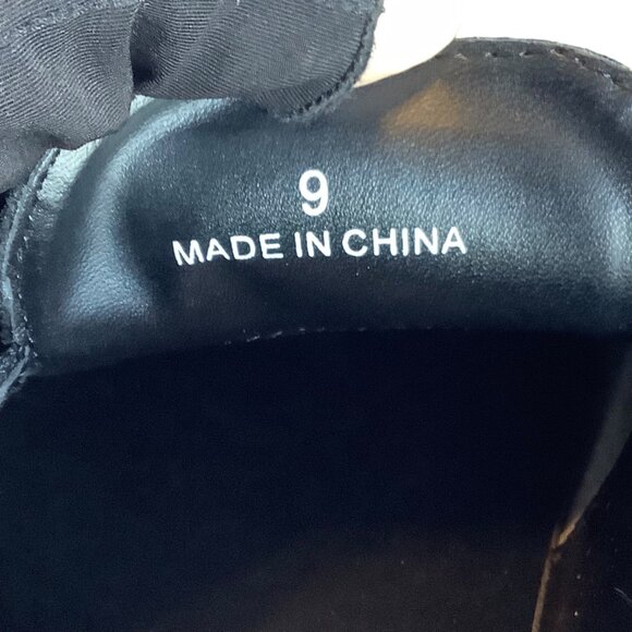 ASOS Black Faux Suede Loafers Metal Buckle Men Size 9 Snaffle Horse Bit Accent - Picture 5 of 8